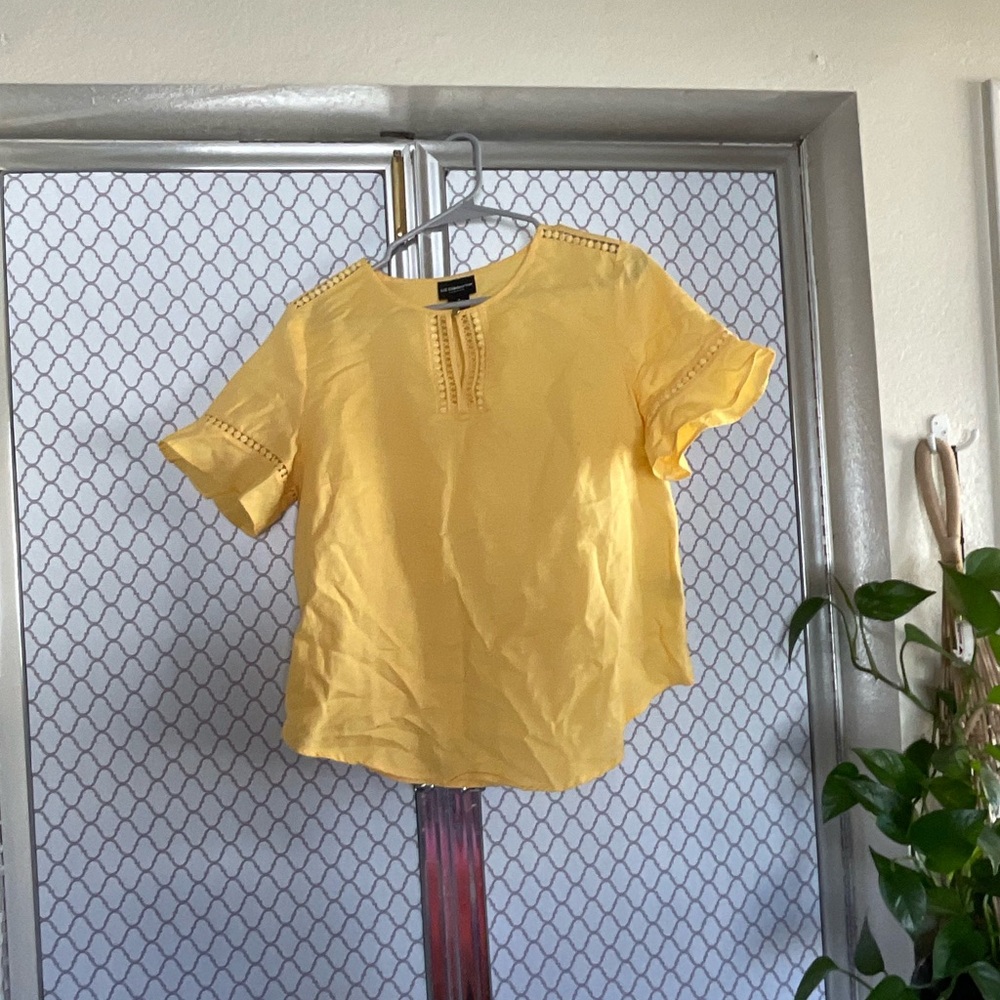 Liz Claiborne Yellow Blouse